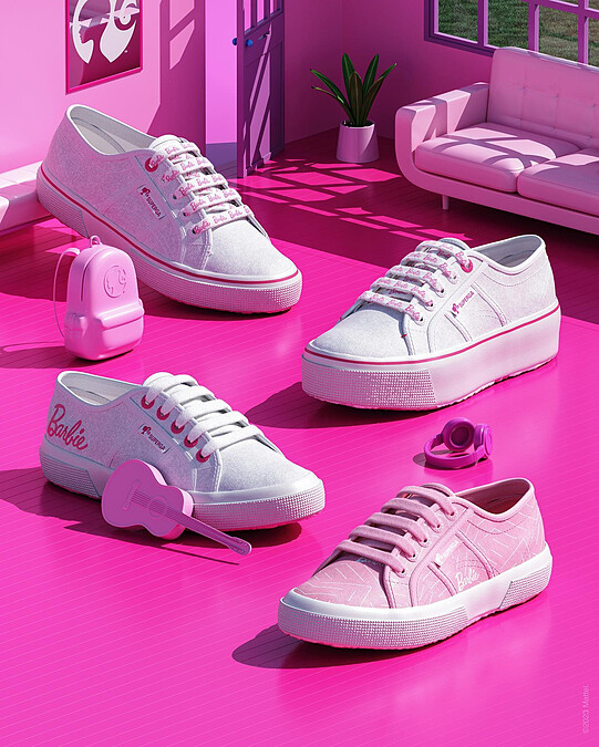Superga X Barbie聯名系列