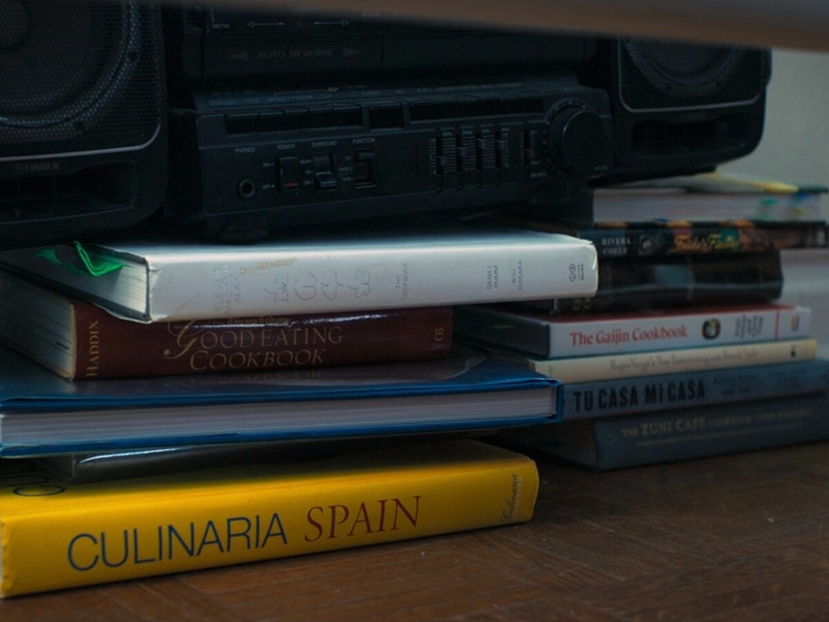 卡米房間有許多厲害的食譜書。