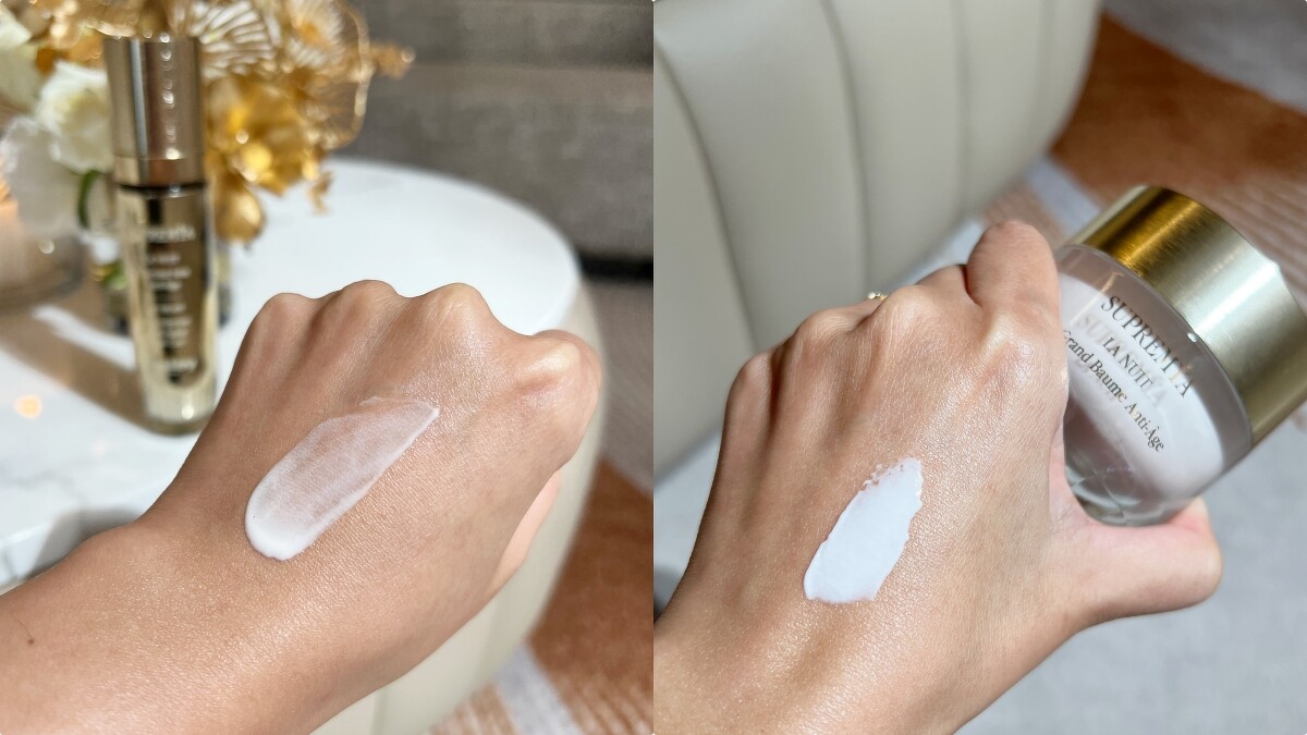 Sisley Supremÿa極致夜間奇蹟逆時精萃50ml，NT23,000。Supremÿa 極致夜間奇蹟逆時精質霜萃50ml，NT23,000