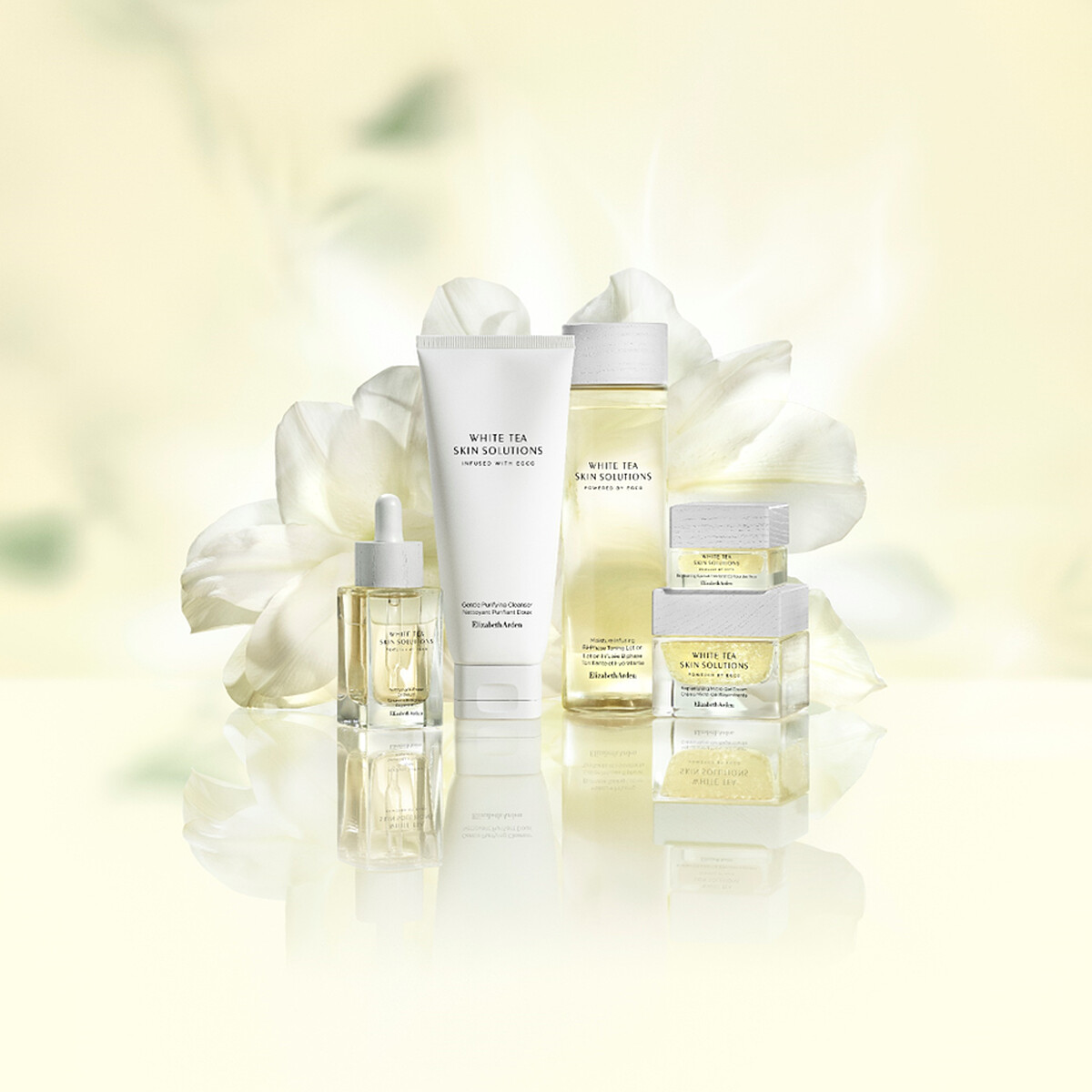 伊麗莎白雅頓白茶全系列商品。