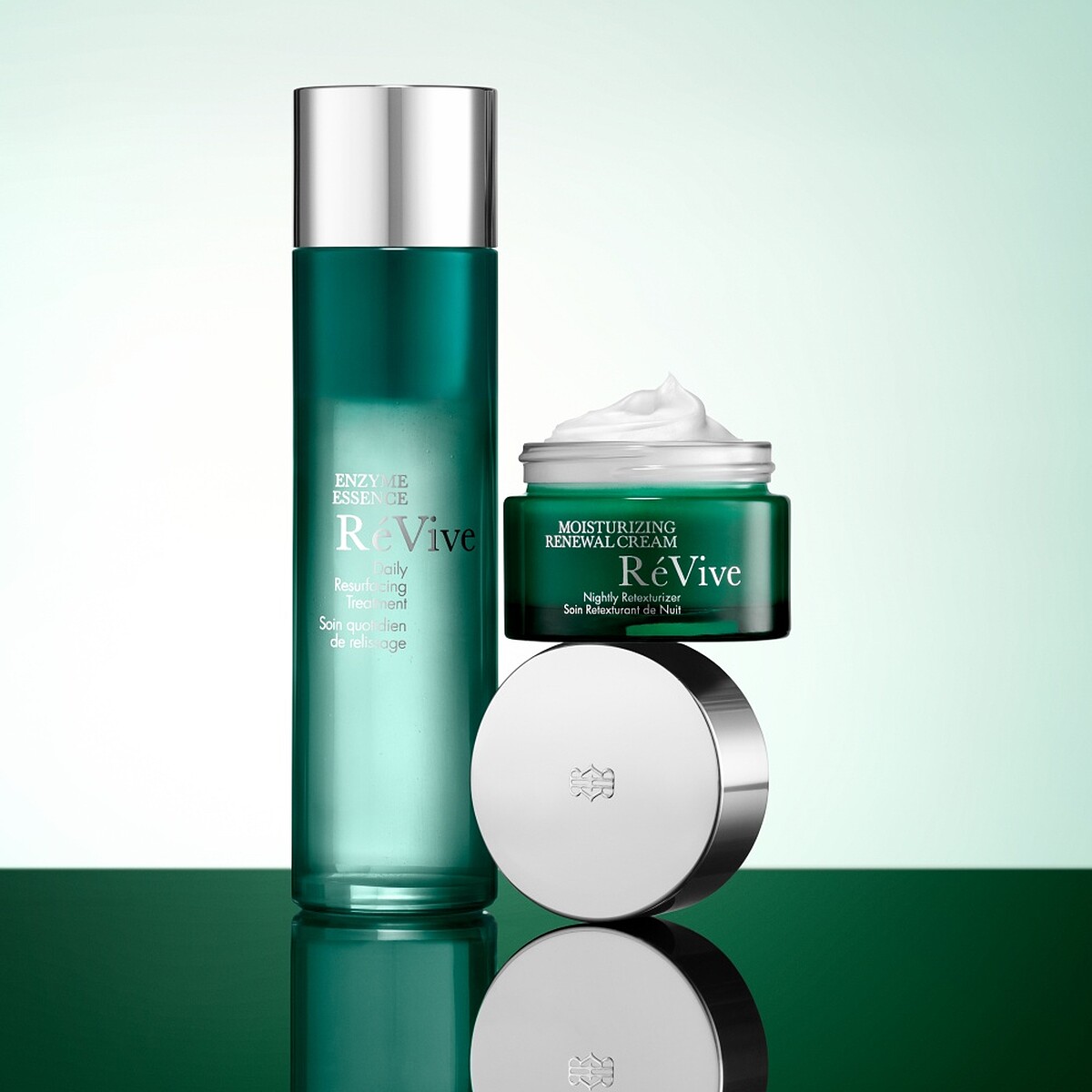 ReVive激光活膚晶露與光采再生活膚霜。