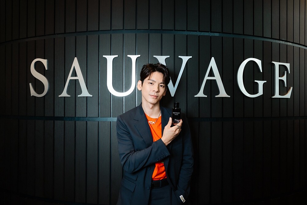 迪奧香水大使林柏宏現身迪奧曠野之心快閃店。