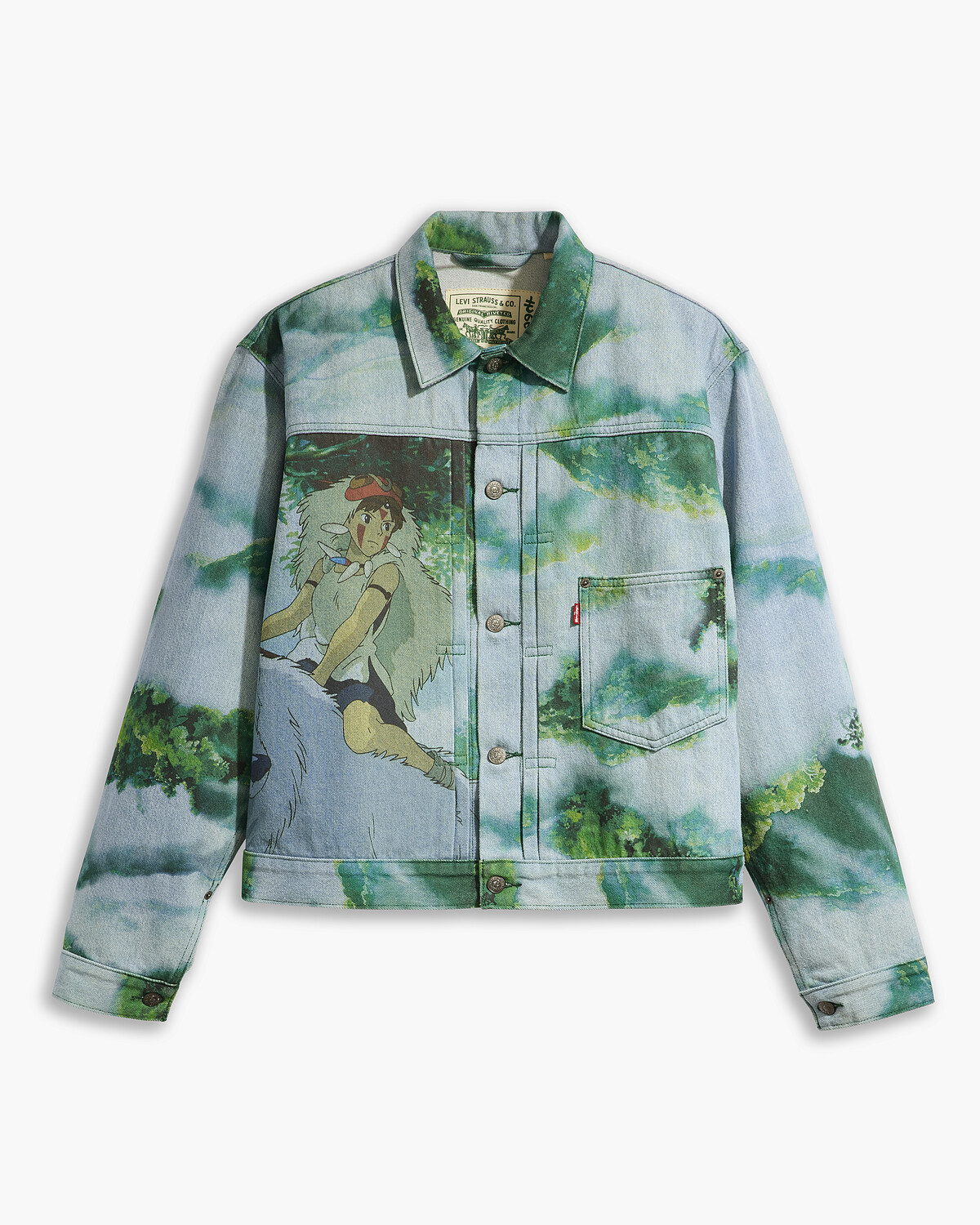 Levi's® X Princess Mononoke San & Wolf丹寧夾克外套 NT$7,900。