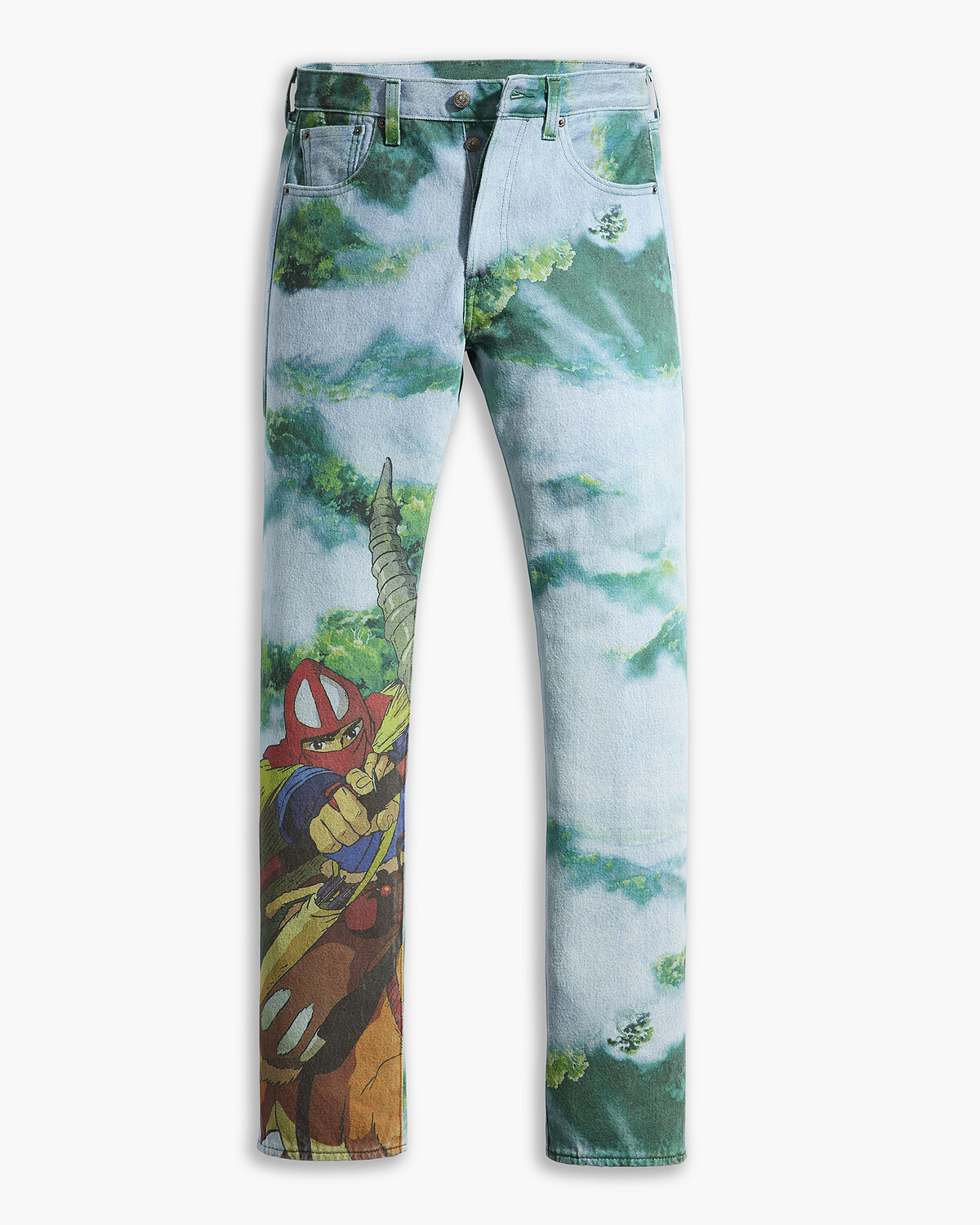 Levi's® X Princess Mononoke Ashitaka 501® ’93丹寧褲 NT$5,900。