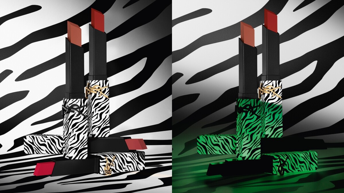 YSL2023七夕情人節夜惑熾愛限定版情境圖。