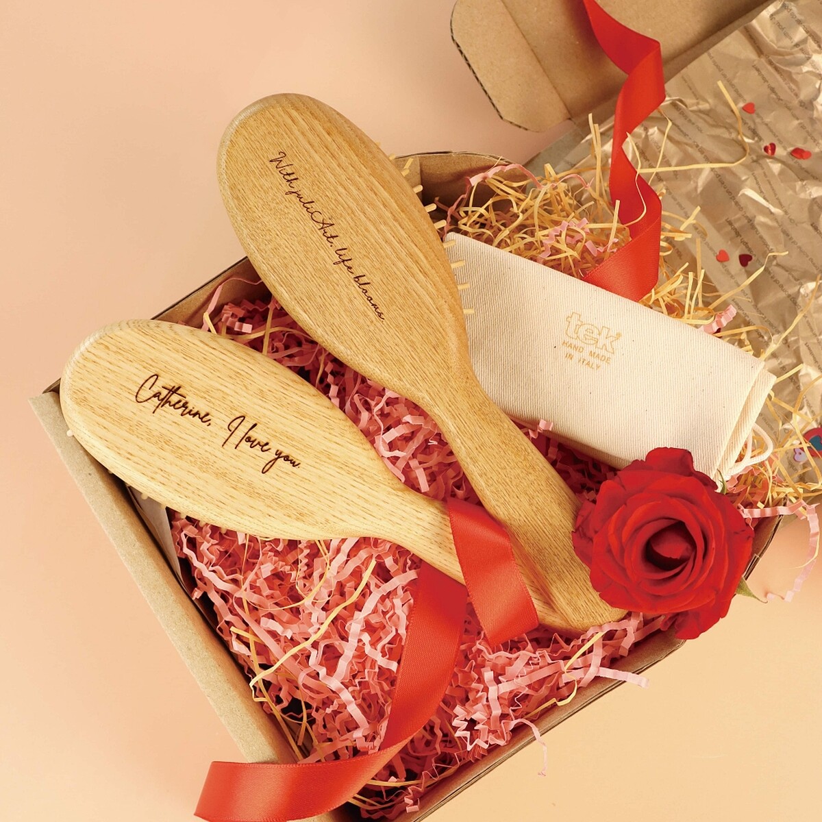 義大利梳具tek 2023七夕情人節限定刻印服務。