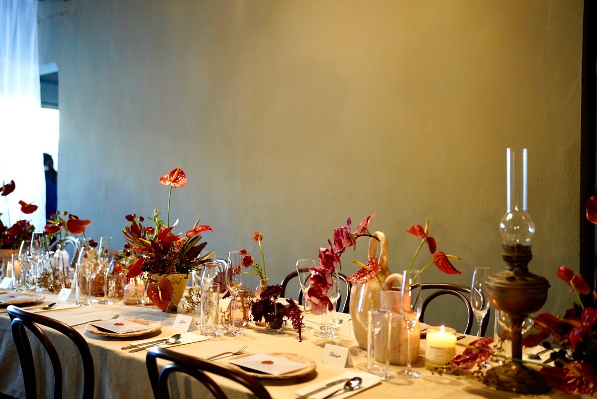 花藝創作為「浪花花藝」。