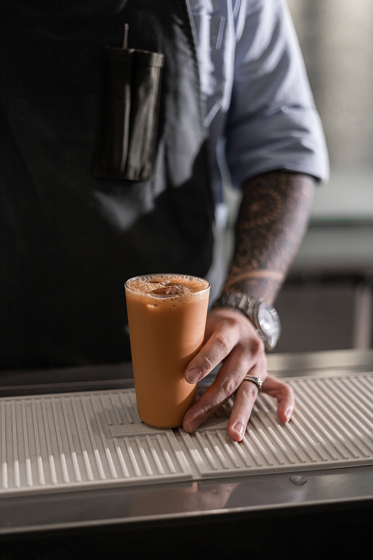 手標泰式奶茶以金標茶葉製作。