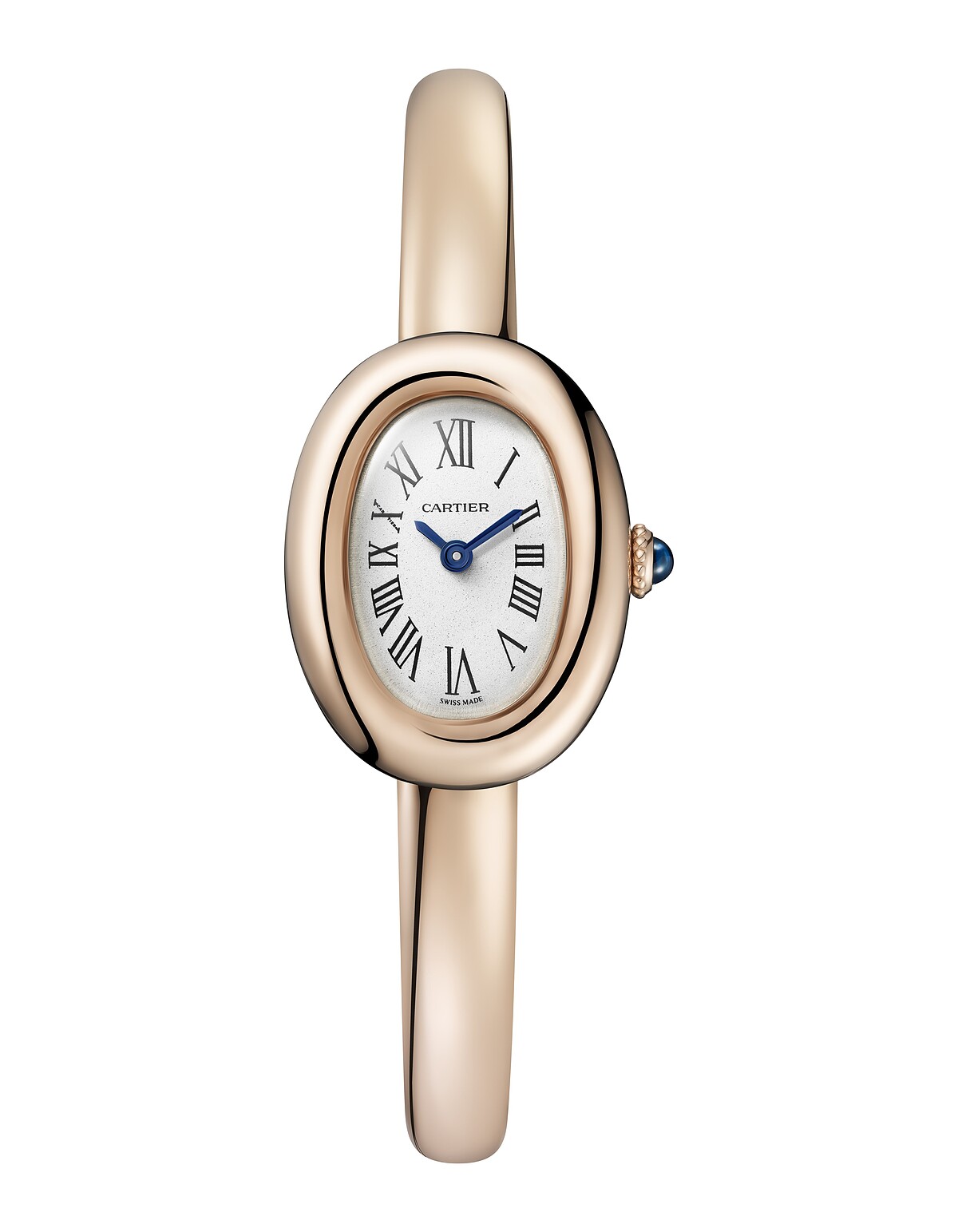 卡地亞 Baignoire 玫瑰金腕錶