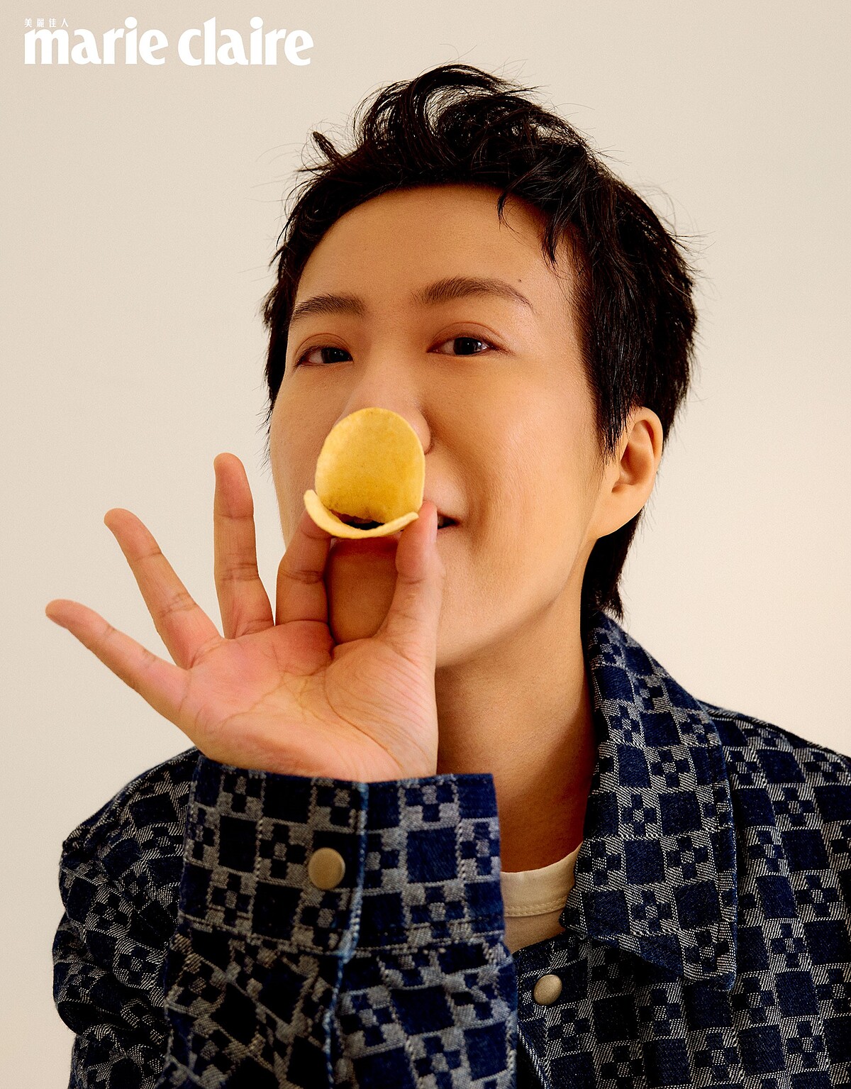 橘色漸層踢恤，agn&egrave;s b.。