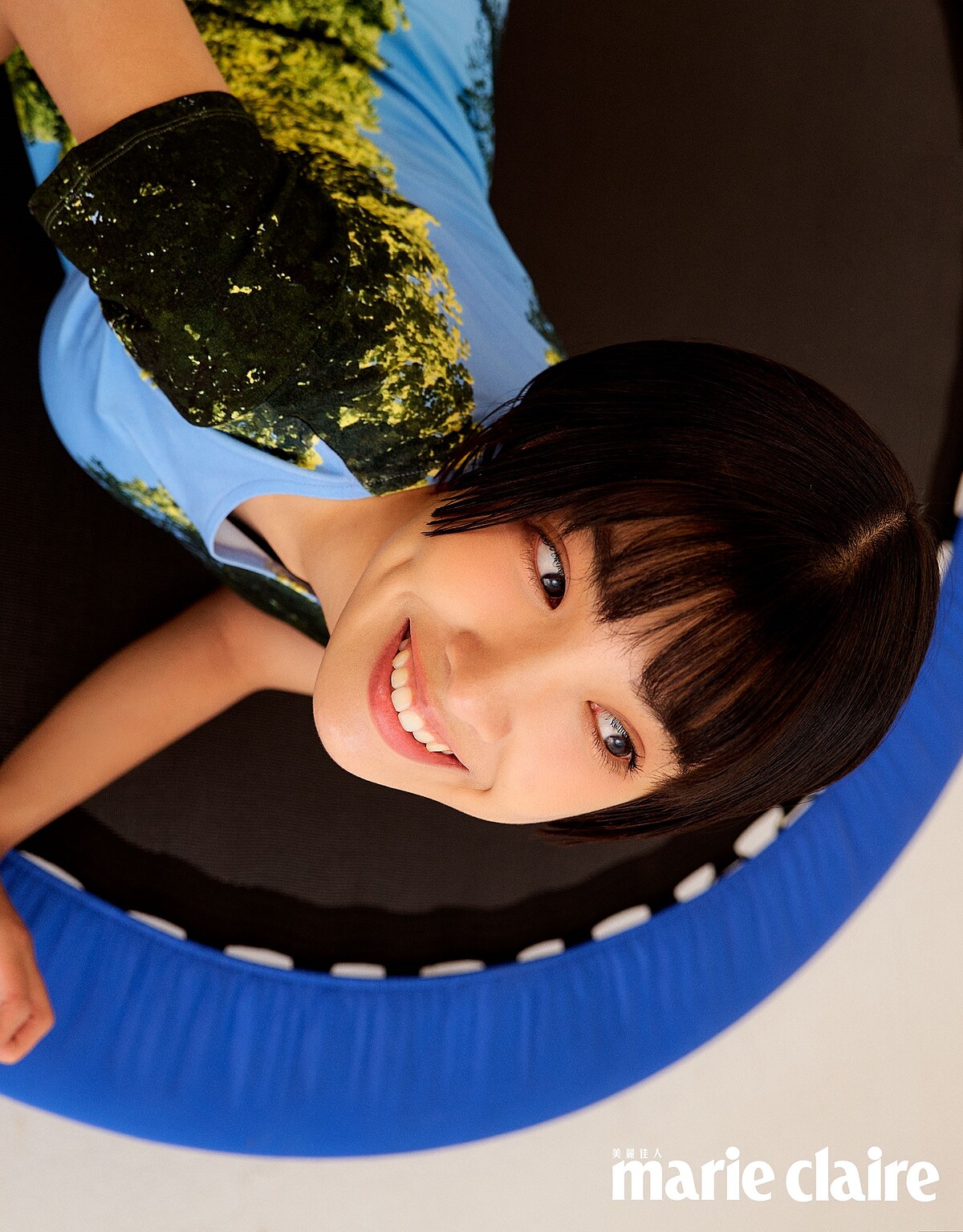 印花連身洋裝，agn&egrave;s b.。