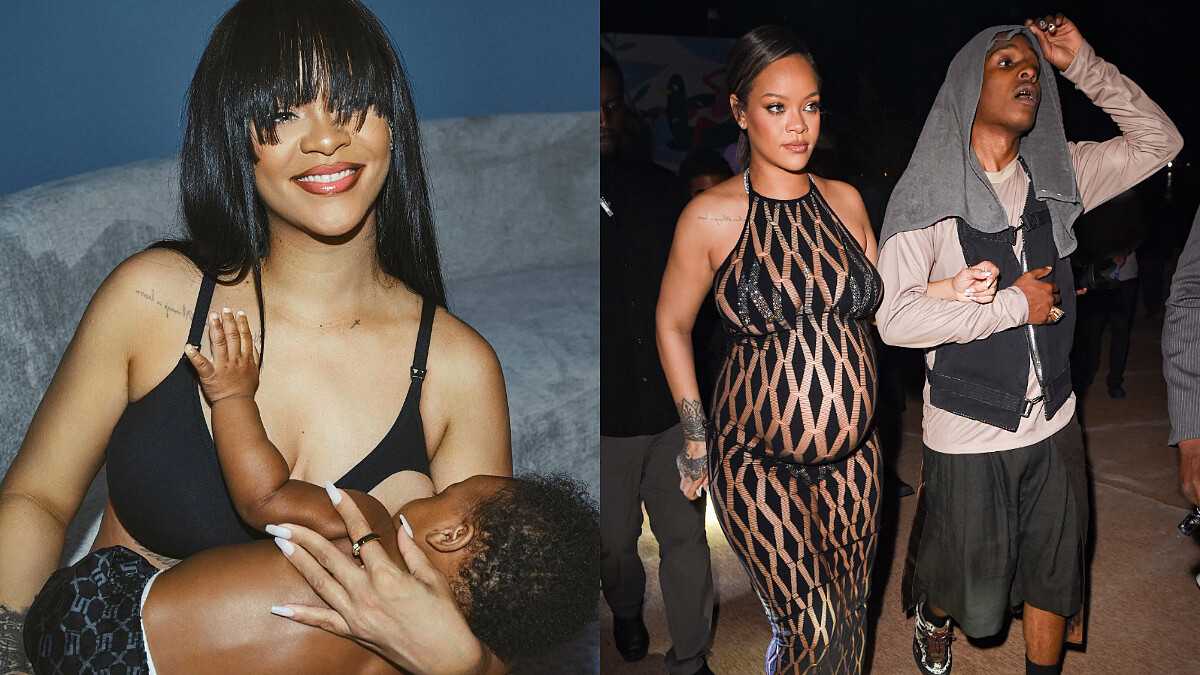 蕾哈娜傳出平安生下第二胎女兒！粉絲狂喊：「第三胎該是R9了吧！」