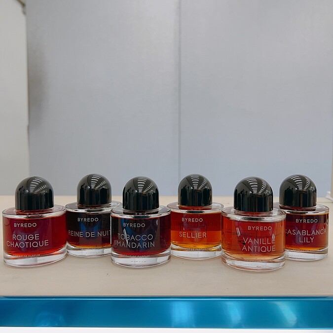 Byredo夜紗系列奢華香精目前有六款。