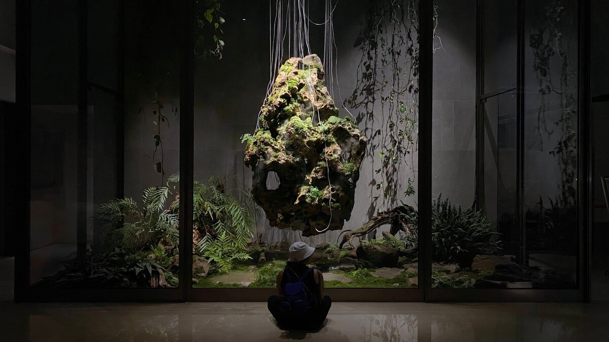 生態景觀藝術品「石倚煙