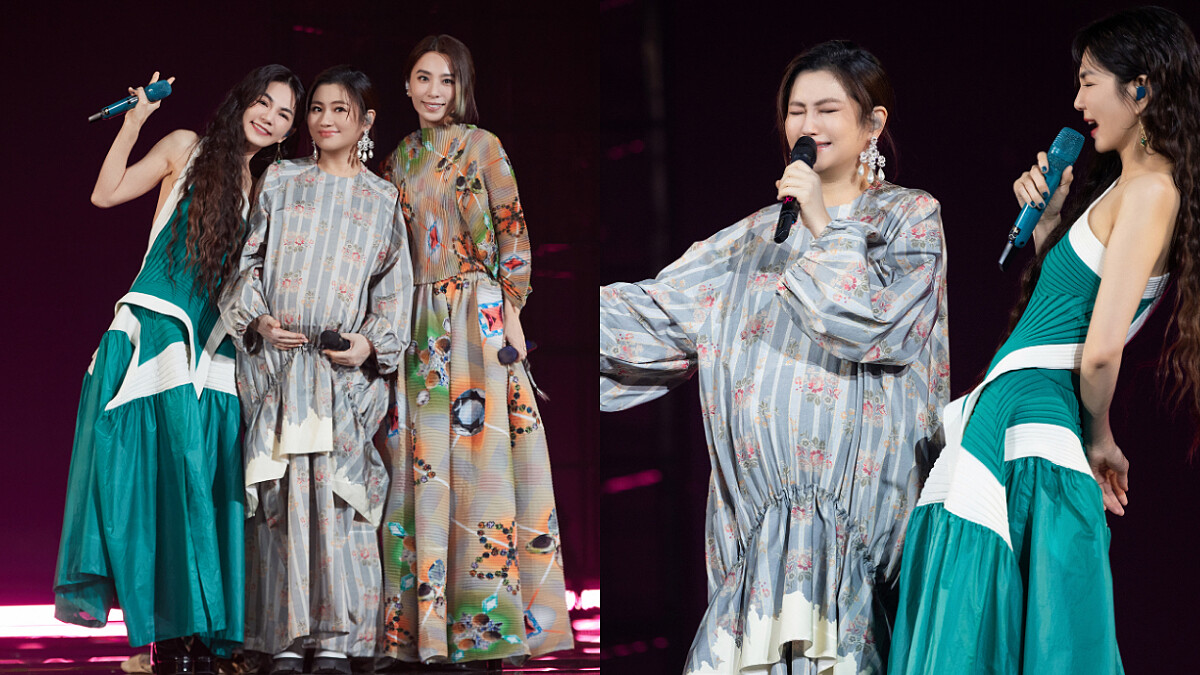 田馥甄演唱會S.H.E催淚合體！Selina挺孕肚現身爆哭，〈美麗新世界〉、〈給小孩〉唱哭全場