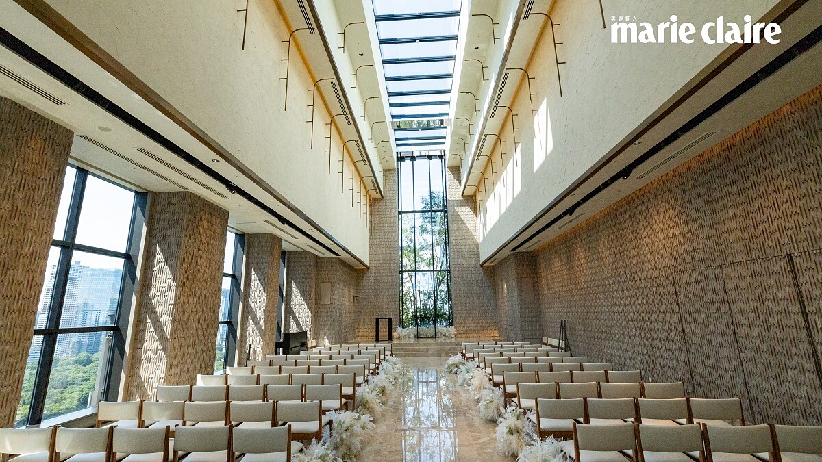 挑高10米的證婚場地