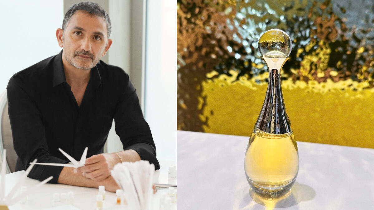 「我想從J'adore的外在光環轉向它金緻內心，呈現香氣的核心精神。藉由放大每一朵花的輪廓， 為這經典花束香氣增添些許純淨的光輝，帶出細膩的轉折，定義出新的質地， 成就一款如流動黃金般包覆肌膚的香水，沈醉於立即忘我的感性感受。」 ~~~~迪奧香水創意總監 Francis Kurkdjian