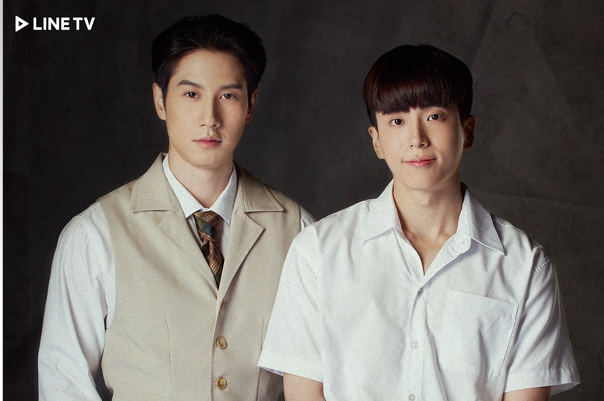 《愛的香氣》Bright（左）與查農首度合演泰國BL劇，大談主僕虐戀。