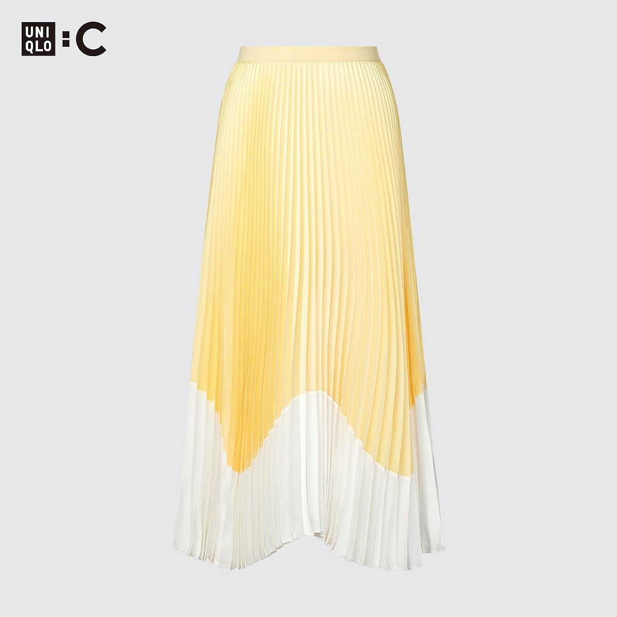 細褶拼色裙 售價 NT$1,990。