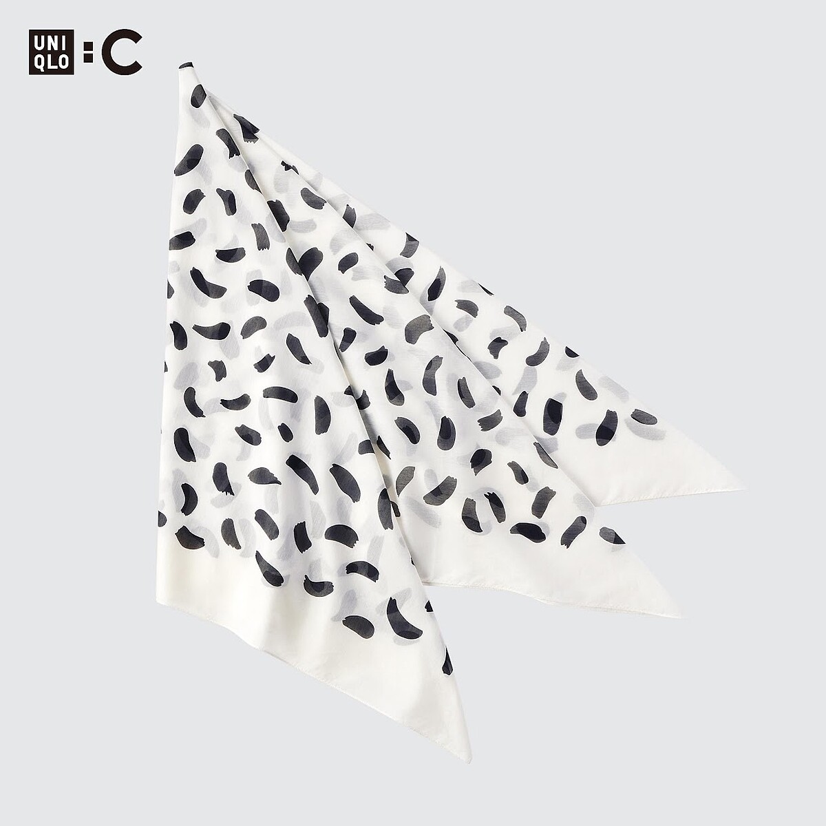 棉質混紡方巾 售價 NT$790。