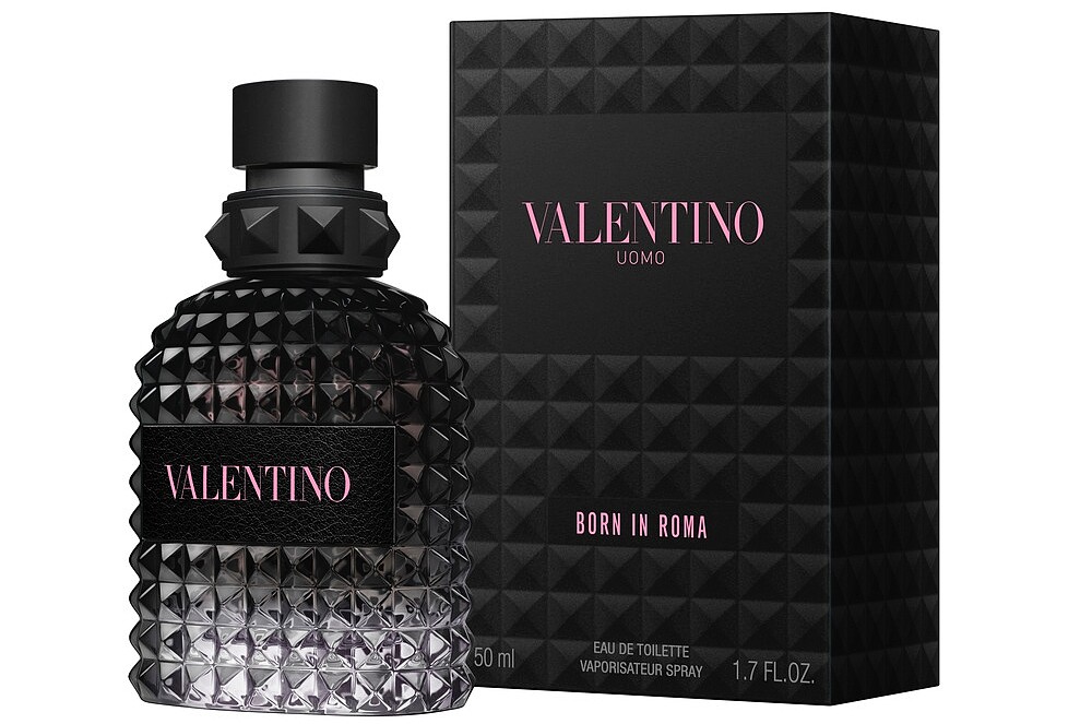 Valentino BORN IN ROMA UOMO訂製羅馬男香50ml，NT3,300、100ml，NT4,300