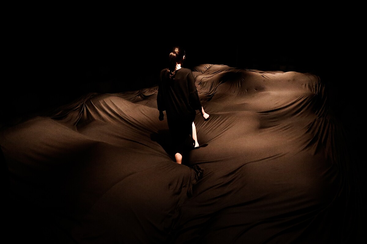 teamLab《柔軟的黑洞&mdash;&mdash;你的身體變成影響另一個身體的空間》&copy; teamLab