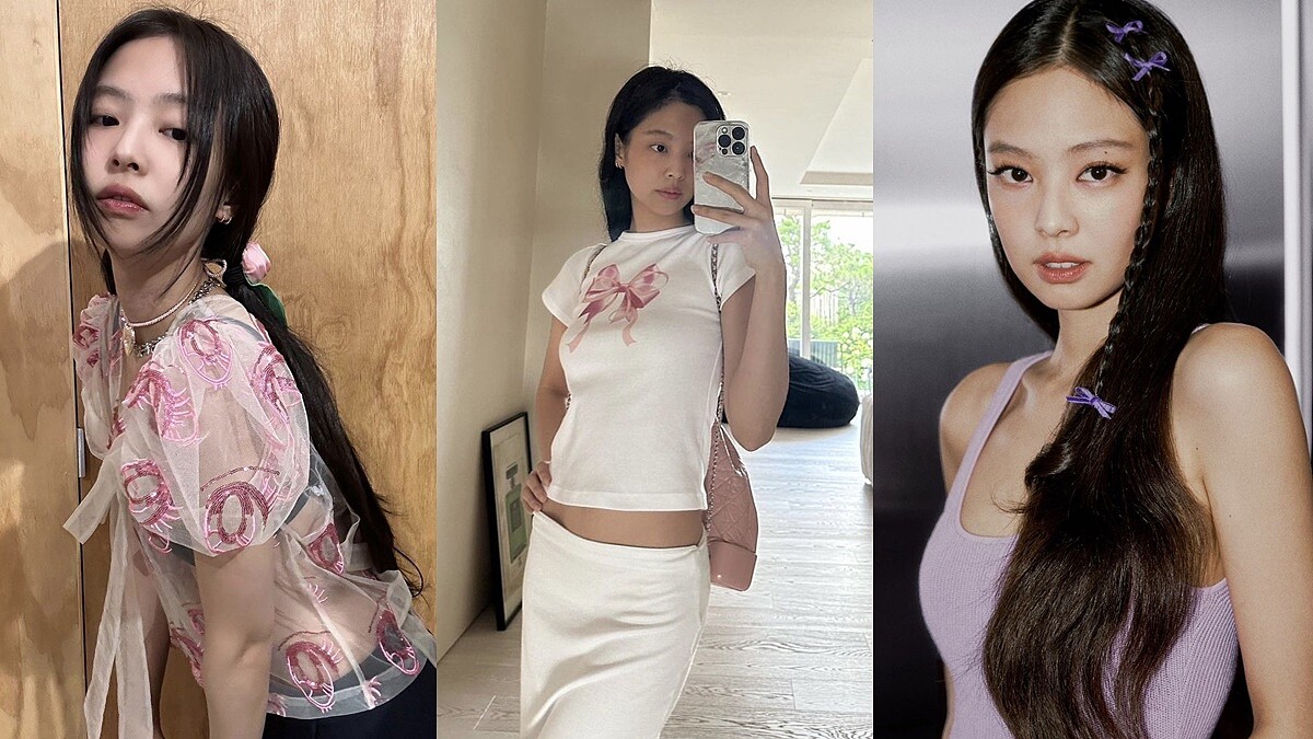 什麼是Bowcore?Jennie近期穿搭掀起蝴蝶結風潮!解析她的Bowcore風格造型如何打造?