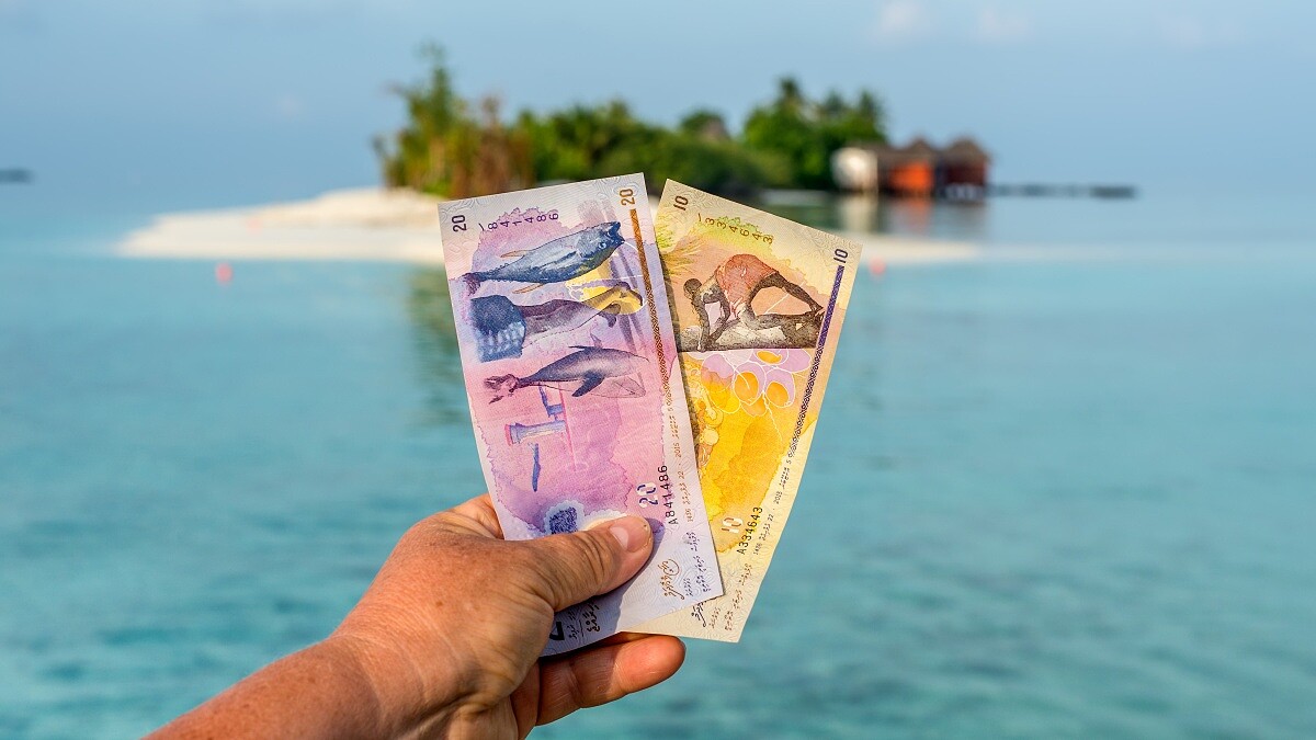 馬爾地夫當地貨幣為「盧菲亞MVR」