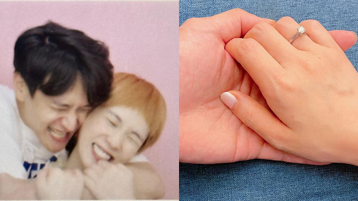 劉冠廷七夕求婚孫可芳成功!愛情長跑 15 年:「妳答應我了喔!大家都有看到喔!」