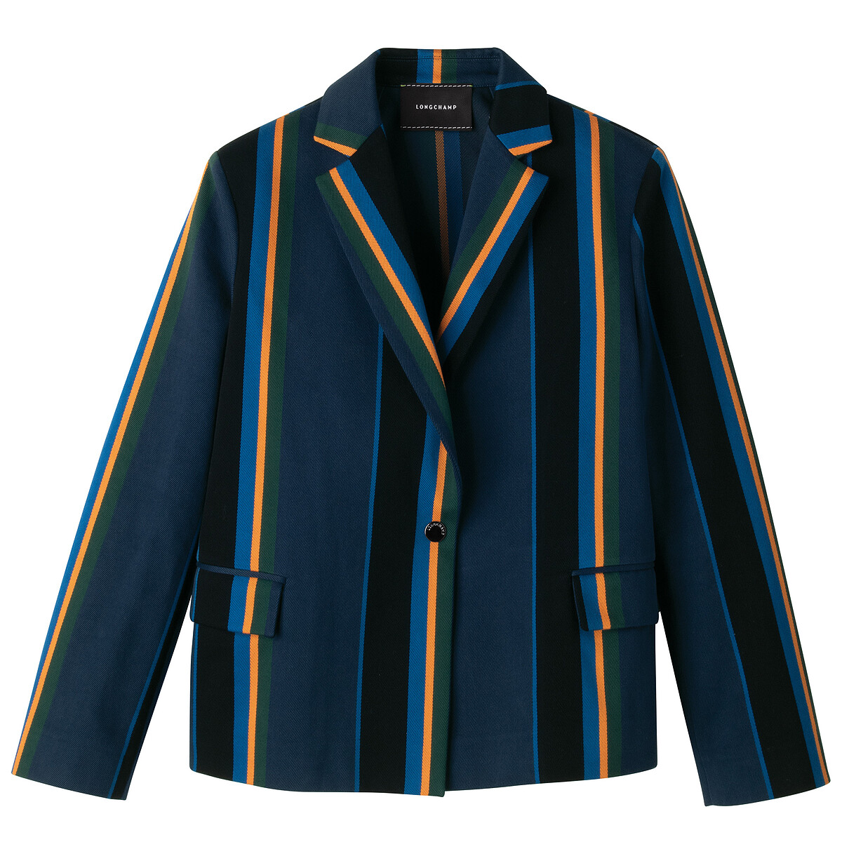 LONGCHAMP 2023 秋冬服裝系列西裝外套 (鈷藍色)，NT27,300。