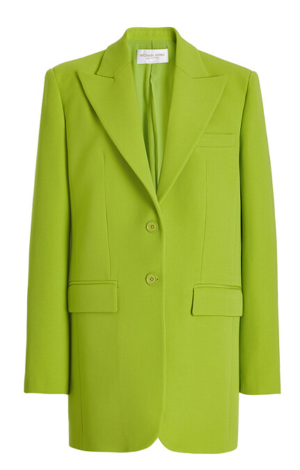 Michael Kors 螢光黃西裝外套,價格店洽。