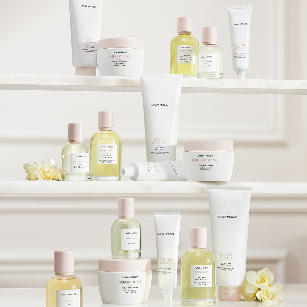 LAURA MERCIER 2023全新沐浴與身體系列。