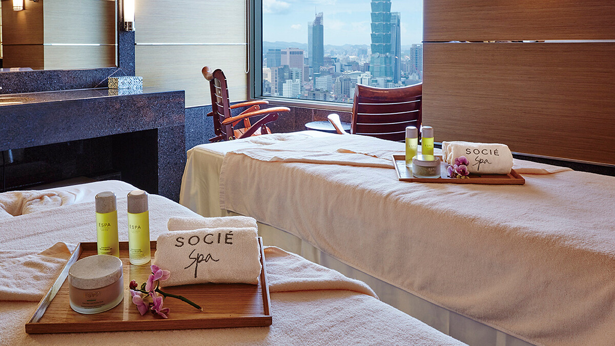 台北遠東香格里拉40樓施舒雅Spa高空城景奢華紓壓體驗