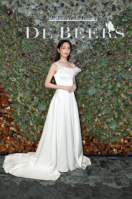 柯佳嬿出席Metamorphosis by De Beers 高級珠寶展