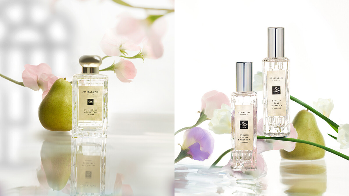英國梨家族再添新成員「英國梨與甜豌豆香水」，讓經典糅香儀式，找到你的命定氣息！沈浸在Jo Malone London英國梨清新多汁裡的愉悅氣息吧！ 