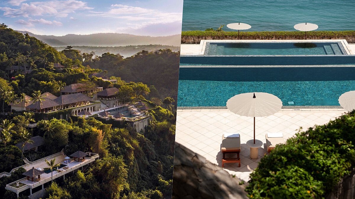 峇里島「安縵丘瀾Amankila」坐擁懸崖山海絕景，以東方氣韻與低調優雅打造靜謐度假氛圍