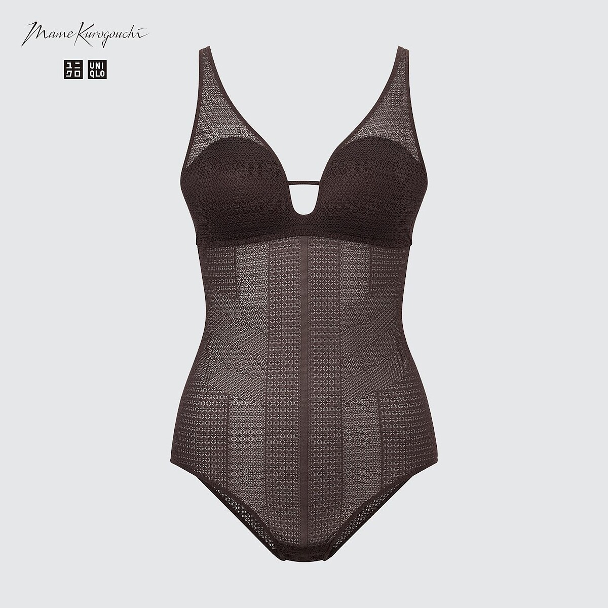 UNIQLO and Mame Kurogouchi 網眼連身內衣NT$390。