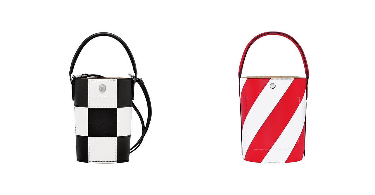 Épure斜背袋( XS,黑/白色-皮革),NT16,700、Épure斜背袋( S,紅/白色-皮革),NT18,100