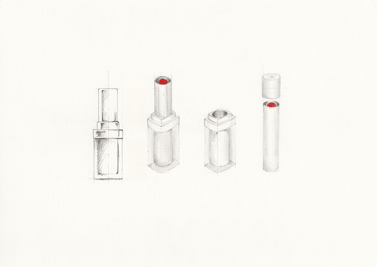 香奈兒康朋街31號唇膏創作手稿