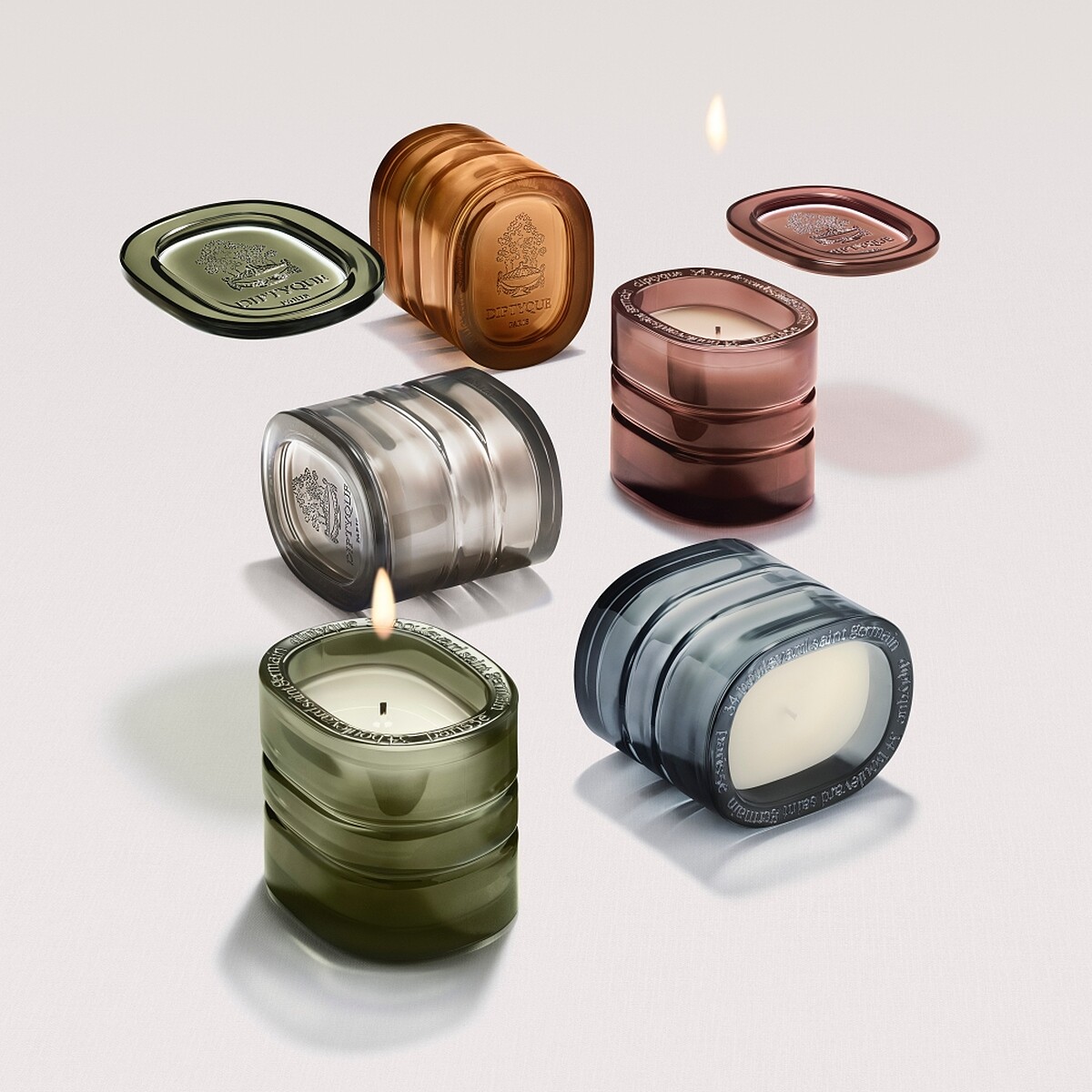 Diptyque大千之境香氛蠟燭系列形象圖。