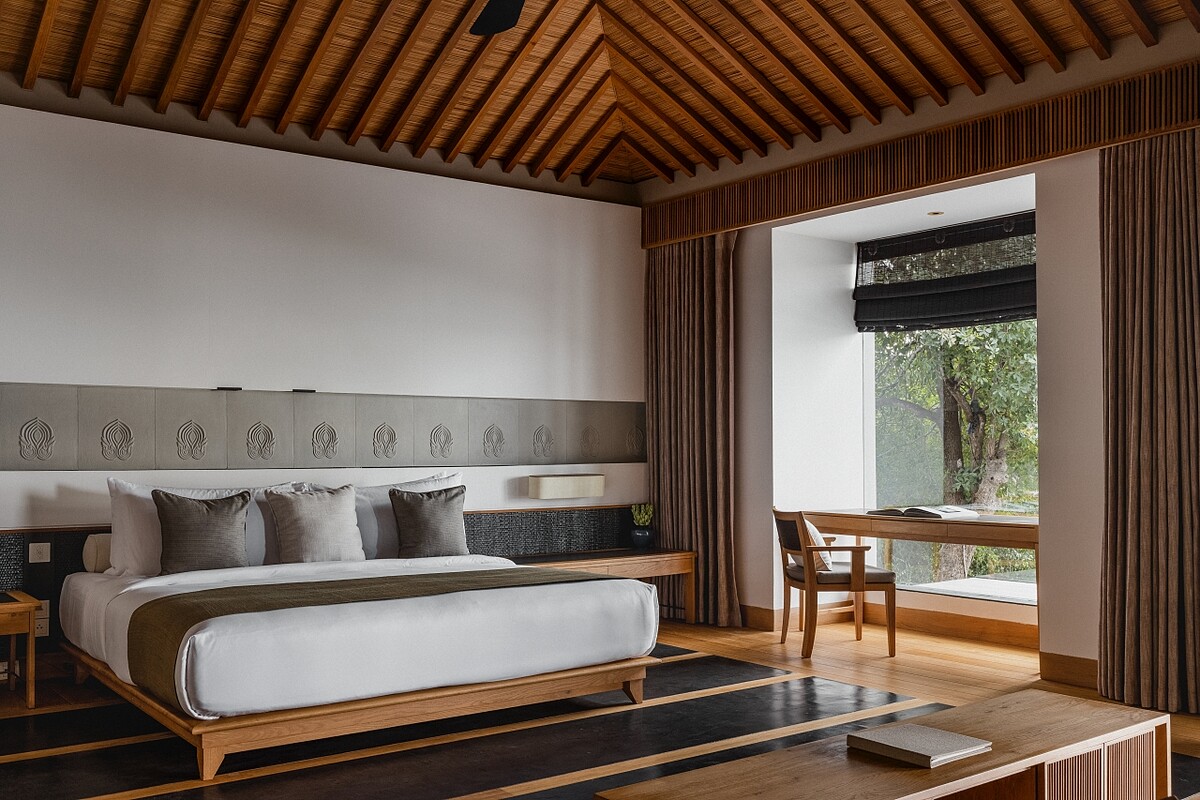 客房空間寬大舒適。