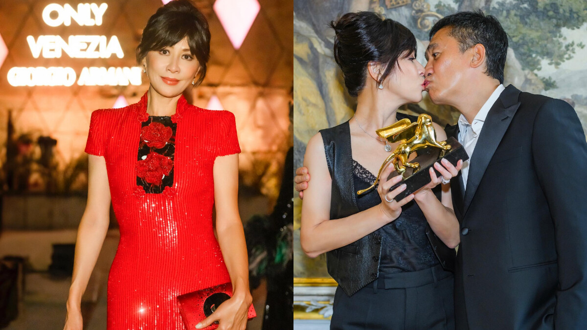 57歲劉嘉玲愛相隨 威尼斯影展紅色緊身套裝曲線畢露 窈窕身型驚艷全場！4個管理體態秘訣分享！