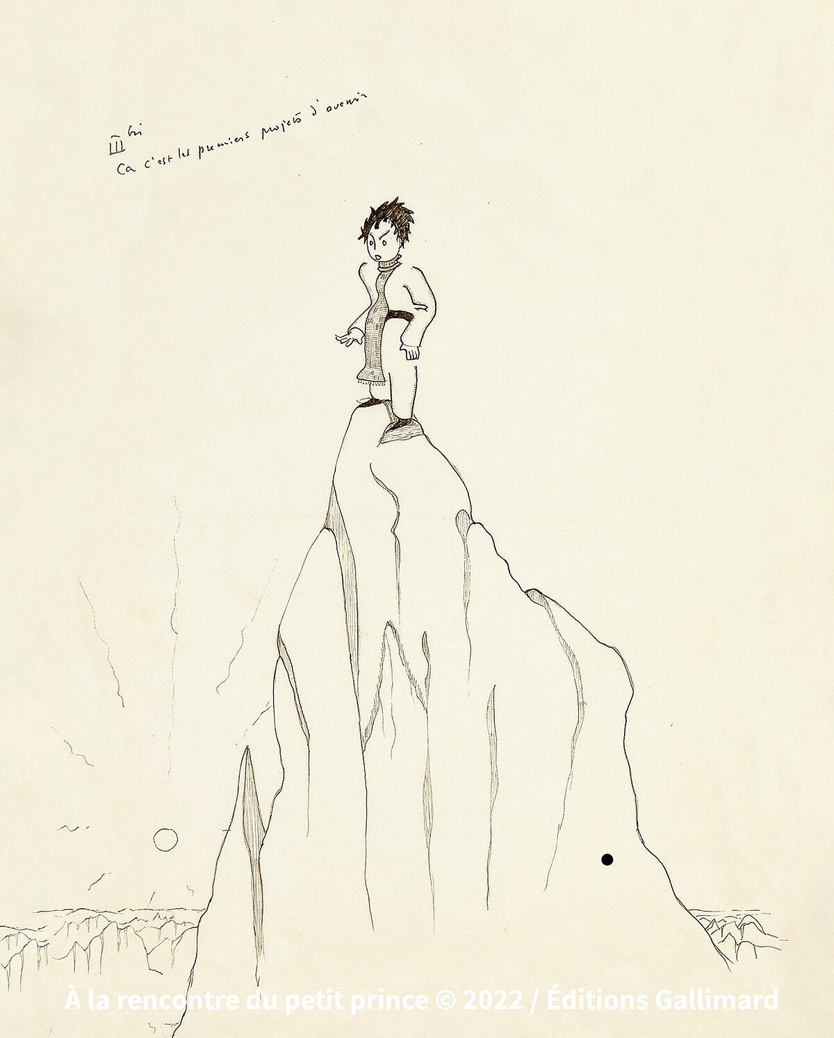 III-bis 《小王子》第十九章的不同版本，介於希望與荒涼之間。大塊文化提供。