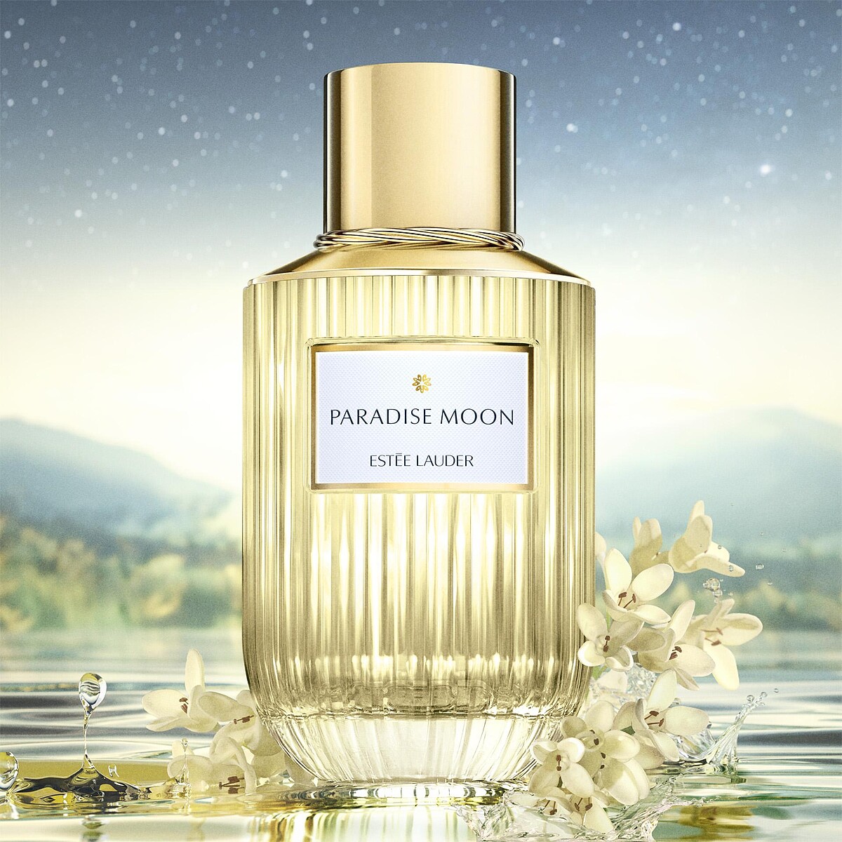 雅詩蘭黛月夜桂香淡香精Paradise Moon 40ml/ NT3,850，100ml/ NT7,800