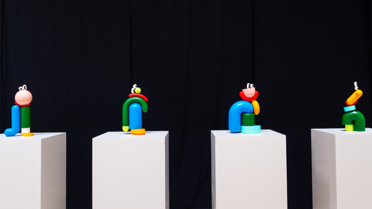 Lucas Zanotto 藝術展展覽現場。