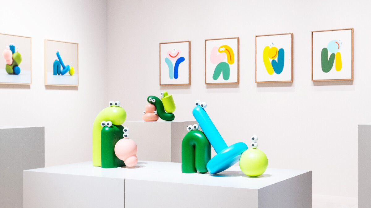 Lucas Zanotto 藝術展展覽現場。