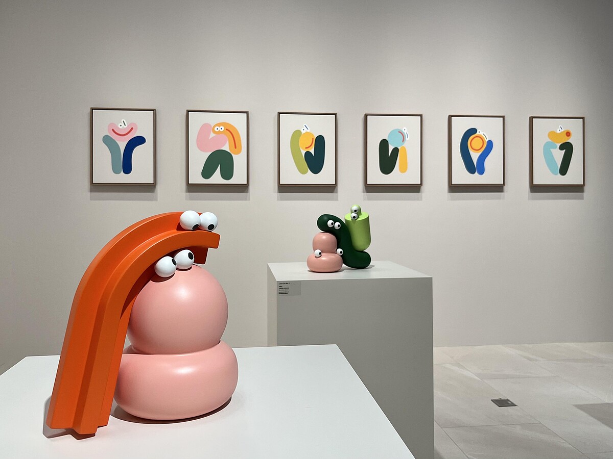 Lucas Zanotto 藝術展展覽現場。