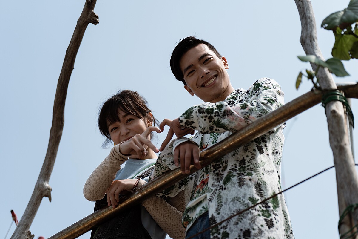 《地獄里長》楊傑宇(右)、盛平劇中與林哲熹是從小一起長大的好朋友兼跟班