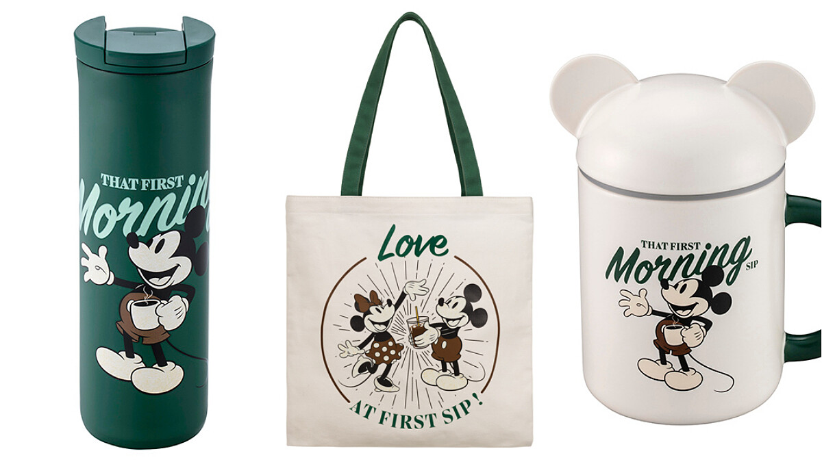 星巴克米奇聯名台灣9/19開賣！！21款迪士尼全品項不只馬克杯，還有復古綠雨傘