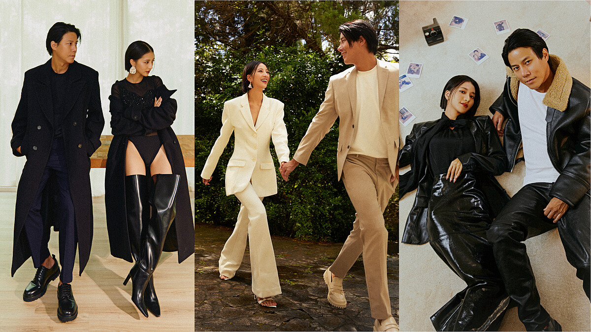 要被H&amp;amp;M 2023秋季系列給美瘋了！妍安&amp;amp;阿法以混搭復古摩登單品打造秋冬多變LOOK，完美詮釋時髦風尚碰撞浪漫主義的秋日態度！